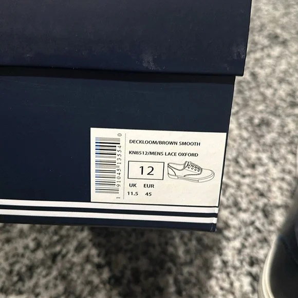 EUC Men’s Lace Oxford in brown or navy-size 12 - Picture 7 of 14